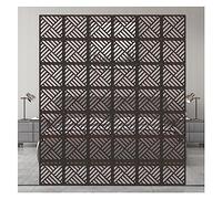 EYUANGXY Pannello divisorio for Ambienti sospeso Fai da Te Impermeabile - Elegante Schermo divisorio in HDF for la Decorazione di casa e Ufficio(11Pcs)