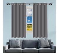 EYUQIAO Tende per Interni Tende Bianche Soggiorno 320 x 305 cm Opaca Termica Isolante Moderne per Soggiorno Interni per Camera da Letto Moderne, Grigio Chiaro