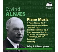 Eyvind Alnæs Eyvind Alnaes: Piano Music (CD) Album
