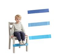 EYVRPAU 3 Pezzi Elastici per Sedia per Bambini (Blu), Fasce Sensoriali Fidget per Piedi Irrequieti, ADHD e DSA, Migliora Concentrazione e Seduta Attiva a Scuola e Casa