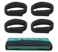 EYVRPAU 4 PCS Nero Boot Bluse Fasce Elastiche Pantaloni alla Caviglia Cinghie,con Gancio e Passante Stivali Cinghie Fitness per Escursionismo Pesca Caccia Ciclismo Giardinaggio Uniformi Militari