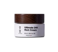 EYWA MILANO Ultimate 24H Rich Cream - Crema Viso Nutriente e Rigenerante con Acido Ialuronico, Collagene Marino, Burro di Cacao - Vegan, Naturale, Made in Italy - 50ml