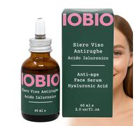 Eywa Siero Viso Antirughe all’Acido Ialuronico IOBIO (60 ml) - Azione idratante e anti-età per pelle compatta - Con acido ialuronico e vitamina C - Formula vegan dermatologicamente testata