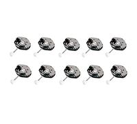 eyYvxmep 10 pezzi di seria SL68 orologio al quarzo movimento orologio accessori fai da te adatto per la riparazione di orologi sostituire o fare un orologio, Nero & Argento