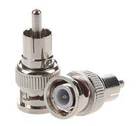 eyYvxmep 2 x Adattatore/connettore coassiale RF da maschio a maschio per CCTV