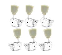 eyYvxmep 6 pezzi meccanici vintage per chitarra con stile di regolazione 3L3R, compatibili con parti di chitarra