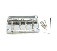 eyYvxmep Pb4 String Bass Bridge Tailpiece Selle Fisse per Basso Elettrico o Precision Bass