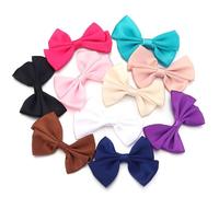 EYZJQSTUV Mini Fiocchi in Nastro, Fiocchi di Nastro Raso Multicolor 4x6cm Confezione da 10 O 30 Pezzi for Lavoretti Fai Te(Random,10pcs)