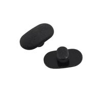 EYZJQSTUV Naselli in silicone per occhiali, 20 pezzi di naselli antiscivolo in silicone multicolore for occhiali(Black)