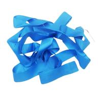 EYZJQSTUV Nastri da Ballo Arcobaleno, Nastro da Ginnastica 4 m 49 cm Bastone Multicolore(Blue)