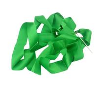 EYZJQSTUV Nastri da Ballo Arcobaleno, Nastro da Ginnastica 4 m 49 cm Bastone Multicolore(Green)