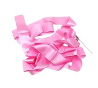 EYZJQSTUV Nastri da Ballo Arcobaleno, Nastro da Ginnastica 4 m 49 cm Bastone Multicolore(Pink)