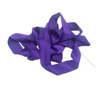 EYZJQSTUV Nastri da Ballo Arcobaleno, Nastro da Ginnastica 4 m 49 cm Bastone Multicolore(Purple)