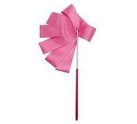 EYZJQSTUV Nastri da Ballo Arcobaleno, Nastro Ginnico for Ginnastica Ritmica e Danza con Asta Multicolore 2m-4m(Pink,2M)
