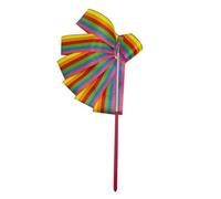 EYZJQSTUV Nastri da Ballo Arcobaleno, Nastro Ginnico for Ginnastica Ritmica e Danza con Asta Multicolore 2m-4m(Colorful,2M)