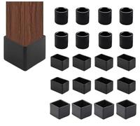 EYZJQSTUV Tappi in silicone per le gambe delle sedie, Coprigambe for sedie in PVC neri, diverse forme e dimensioni, confezione da 4 o 8 pezzi(Round 14mm,8pcs)
