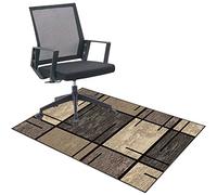 EYZO 80 × 120 cm Tappeto per Sedia Ufficio Gaming Tappeto Salvapavimento Ufficio protettore del Pavimento, Tappeto per Sedia con Ruote, Tappetino Pavimenti per Parquet e Pavimenti Duri Piastrelle