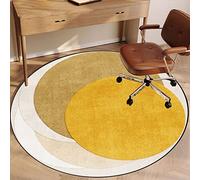 EYZO Tappetino per Sedia da Ufficio, Rotondo 80 cm, Antiscivolo,Sedia Protettiva Multiuso Chair Mats per Pavimenti in Legno Duro e Piastrelle AntiGraffio, Chairmat Tappeto per Sedie da Scrivania
