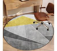 EYZO Tappeto Rotondo per Sedia a Rotelle, Protettivo Salvapavimento, Tappetino Antiscivolo per Ufficio, Protezioni per Il Pavimento Chairmat 100 cm