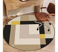 EYZO Tappeto Rotondo per Sedia a Rotelle, Tappeto Protettivo Salvapavimento, Tappetino per Sedia da Ufficio, Protezioni per Il Pavimento della Sedia Tappetino Antiscivolo Chairmat 80 cm