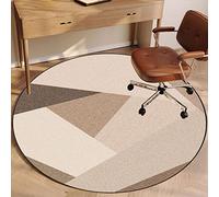 EYZO Tappeto Rotondo per Sedia a Rotelle, Tappeto Protettivo Salvapavimento, Tappetino per Sedia da Ufficio, Protezioni per Il Pavimento della Sedia Tappetino Antiscivolo Chairmat 80 cm