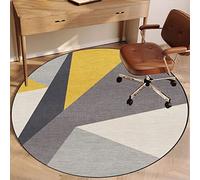 EYZO Tappeto Salvapavimento, Tappetino per Sedia da Ufficio Gaming, Protezioni per Il Pavimento della Sedia, Tappetino per Sedia da Computer per Soggiorno, Tappetino per Pavimenti Rotondo 90 cm