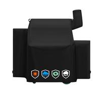 EZ-DONGTENG Copertura per griglia 600D resistente adatta per griglie WiFi Green Mountain Daniel Boone Prime e modello Green Mountain Grill Ledge, copertura impermeabile resistente allo sbiadimento