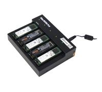 EZ DUPE Duplicatore da 1 a 4 M.2 - M.2 NVMe / M2 SATA NGFF (PCIe/ACHI NVMe) Chiave B, Chiave M, Chiave B+M 2230 2242 2260 2280 Modulo SSD Interno Cloner Copier 45MB/Sec MiniNVMe Plus