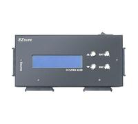 EZ DUPE Duplicatore Forense 1:3 per HDD/SSD SATA da 2,5" e 3,5" - Clonazione autonoma Bit per Bit con Verifica Hash e cancellazione sicura (Holmes 221B)