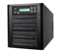 EZ DUPE Duplicatore multimediale da 1 a 3 CD DVD USB - Flash Memory Stick e sistema di backup disco ottico - masterizzatore CD DVD, fotocopiatrice USB e clonatore (Media Maven Plus)