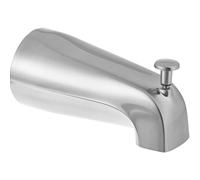 EZ-FLO 15089 Beccuccio di ricambio per deviatore vasca, Corpo in zinco - nichel spazzolato, 2.5 x 2.5 x 5.25