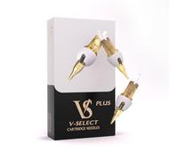 EZ TATTOO Aghi per Cartucce Tatuaggio - 16 pezzi #12 (7RL) Standard Round Liner con Copertura in Schiuma Cartucce di Aghi per Tatuaggi per la Fornitura di Macchine Rotanti per Tatuaggi