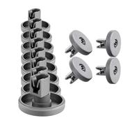 EZAGBPJK 12PCS Ruote for Lavastoviglie Cestello Inferiore Ruote for AEG for Electrolux for FAVORIT for Zanussi Ruote for Lavastoviglie perfection