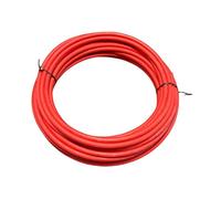 EZAGBPJK Cavo fotovoltaico anti-ultravioletto da 10 m PV1-F con guaina in rame stagnato for la generazione di energia solare perfection(Red,10 meters-13 AWG-2.5mm2)