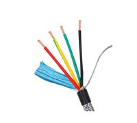 EZAGBPJK Cavo schermato RVVP Cavo audio in PVC con filo di rame schermato a 2/3/4/5 conduttori perfection(4 cores-5m,22AWG 0.3mm2)