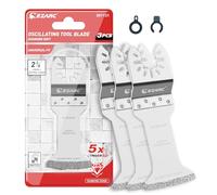 EZARC Diamante Multitool - Lame per sega con portata extra larga, accessori multifunzione per malta, piastrelle, malta per fughe, 3 pezzi
