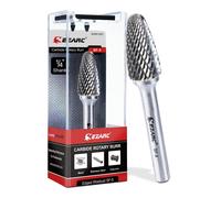 EZARC Set di frese rotanti in carburo di tungsteno con gambo da 1/4 SF 5