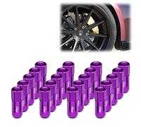 EZAUTOWRAP 20 pezzi M12 x 1,25 / M12 x 1,5 Dadi a linguetta Corte/60 mm Estensibile sintonizzatore per cerchi in alluminio CapWN02