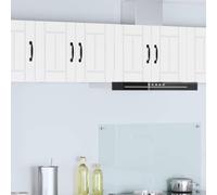 Ezbryzmatic Lucca - Set di 2 armadietti da parete in truciolato, 30 x 31 x 40 cm, 2 ante e 4 ripiani, per riporre in cucina, vetrina e armadietto superiore, superficie igienica