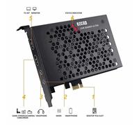 Ezcap 334 4K 60fps HDR 1080p 240fps PC Live Streaming Box HDMI Loop, scheda di acquisizione Video 4K 30 pcle registrazione Video con linea In uscita