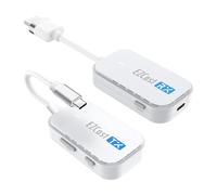 EZCast Trasmettitore e ricevitore da USB C a HDMI, extender HDMI da 30 m per guardare film e TV in diretta in HD 1080p, da telefoni, iPad Pro e laptop a proiettori HDTV