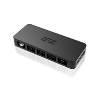 EZDIY-FAB 10 Porte PWM Fan Hub,Splitter per Ventole a 4pin e 3pin,Utilizzare solo una Testata MB
