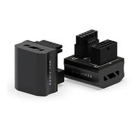 EZDIY-FAB 12VHPWR 12+4 Pin Angle Connector Power Adapter per Scheda Grafica serie RTX40,Supporta Uscita 600 W, Compatibile con RTX4090,4080,4070ti -180 Gradi RVS Type-Nero-1Pack