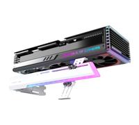 EZDIY-FAB 5V ARGB GPU Holder Brace Supporto Scheda Grafica GPU Supporto Scheda Video Staffa,Struttura Avvitabile,Supporto Scheda Video Sag Holder/Supporto Staffa RX7990XTX, RTX4090,Bianco-341-1