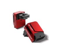EZDIY-FAB Adattatore di Alimentazione per GPU Shield PCIe 5.1-Adattatore a 16Pin 12VHPWR/12V2x6 für 12+4pin RTX 3090Ti 4070Ti 4080 4090 GPU,Angolo Retto di 90 Gradi -Tipo STD,Rosso,1Pack