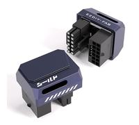 EZDIY-FAB Adattatore PCIe 5.1-600W 12+4pin,Connettore di Alimentazione GPU 16pin 12VHPWR,Adattatore GPU 12V-2x6,Angolo di 180 Gradi-Compatibile con RTX 3090Ti,4070Ti,4080,4090 GPU-Tipo STD,Viola,1Pack