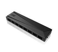 EZDIY-FAB ARGB PWM Fan Hub per Ventola Case PC,8 Porte PWM+8 Porte ARGB,12V RGB/5V ARGB Sincronizzazione Scheda Madre,Adattatore per Ventola Funzionale,Due Sistemi di Illuminazione