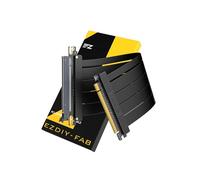 EZDIY-FAB Cavo riser PCIe 5.0 X16, 64 GB/s per RTX 50/RTX 40, GPU RX 9000/RX 7000, scheda di estensione PCIe, retrocompatibile con PCIe 4.0/3.0, supporto verticale GPU, dritto, 20 cm, nero