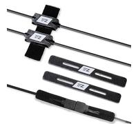 EZDIY-FAB Fascetta Riutilizzabile ARGB,Sistema di Gestione dei Cavi del Connettore ARGB/RGB,Fascette per Cavi con Gancio e Anello,Organizzatore di Cavi con Fissaggio Regolabile,Organizzatore di Cavi