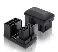 EZDIY-FAB GPU VGA PCIe 8 pin U Turn 180 gradi angolo connettore scheda adattatore di alimentazione per scheda grafica desktop, tipo standard, confezione da 2